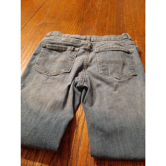 Boys 8 Husky Place Skinny Denim Blue Jeans Adjustable Waist w/ Pockets - Picture 4 of 4